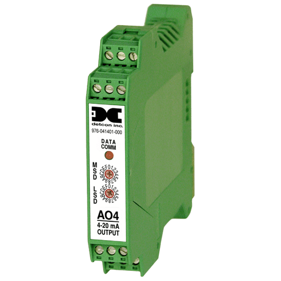 Detcon Addressable 4-20mA Output Module, AO-4